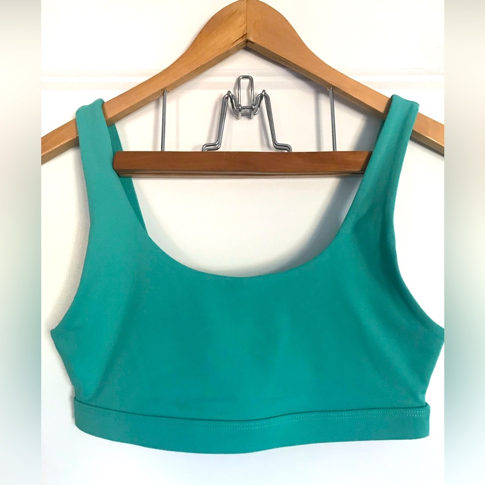 Fabletics low impact sports bra aqua